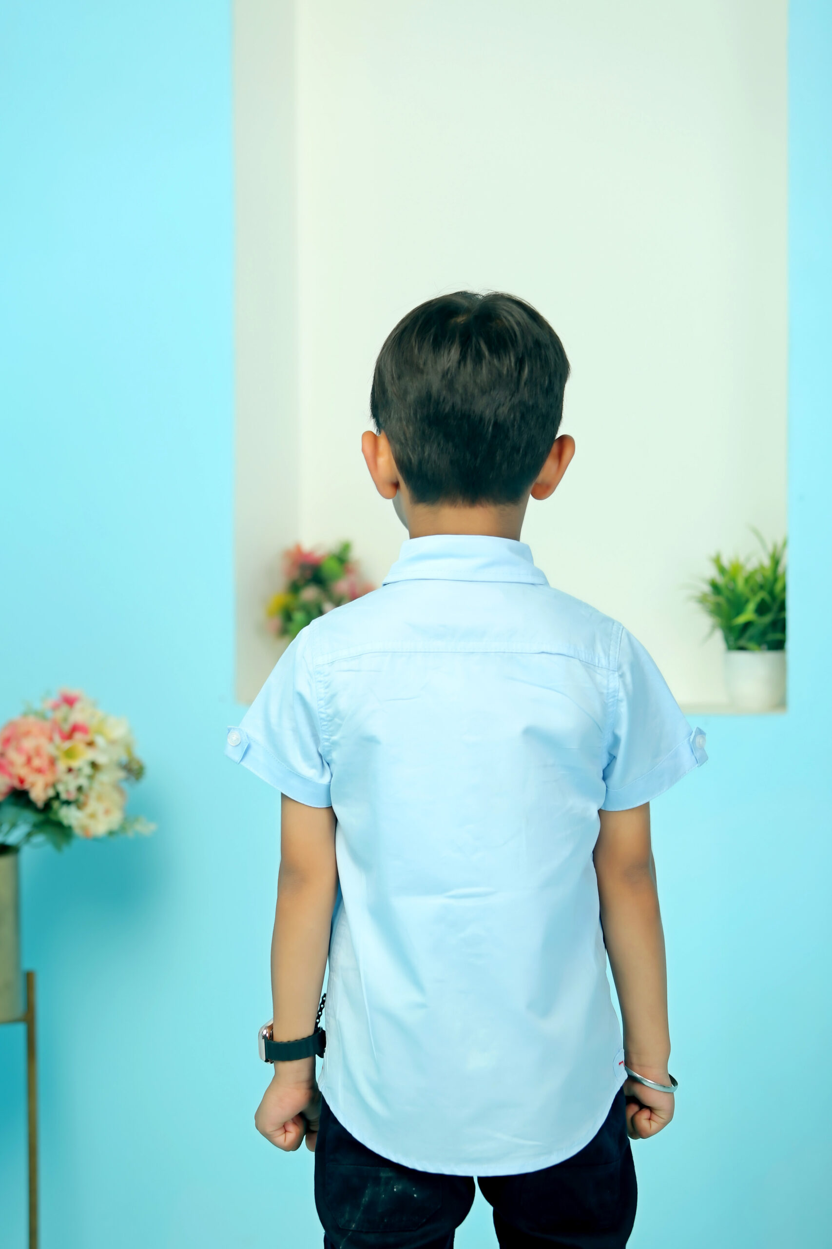 Plain Shirt Sky Blue - Image 5