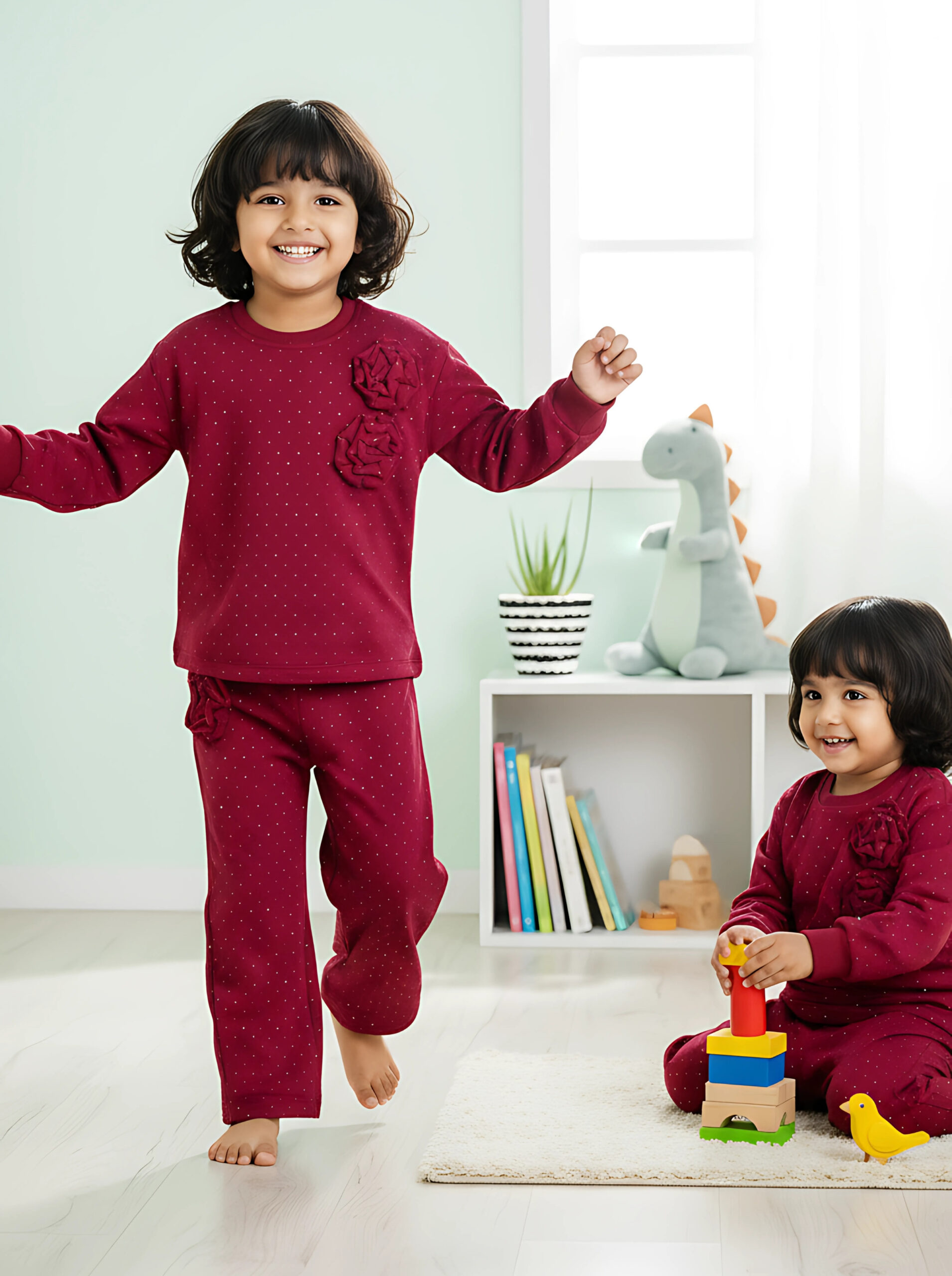Girls' 2-Piece Co-Ord top & Pants - Image 4